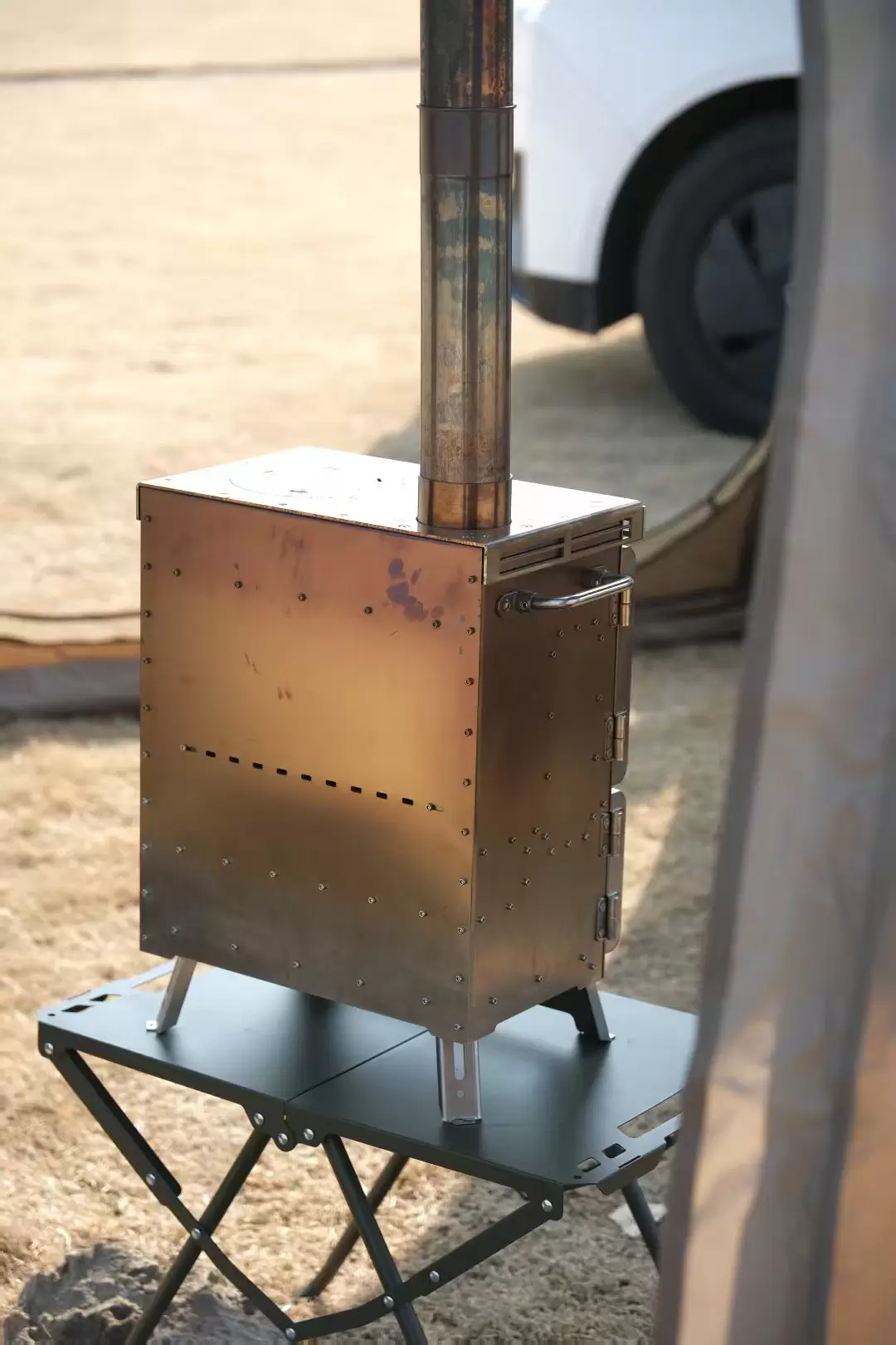 Multifunktionaler All-in-One-Campingkocher/Ofen