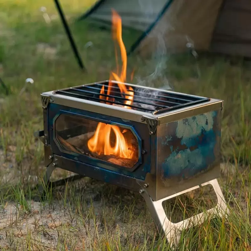 Ultraleichter, faltbarer Multifunktions-Outdoor-Ofen