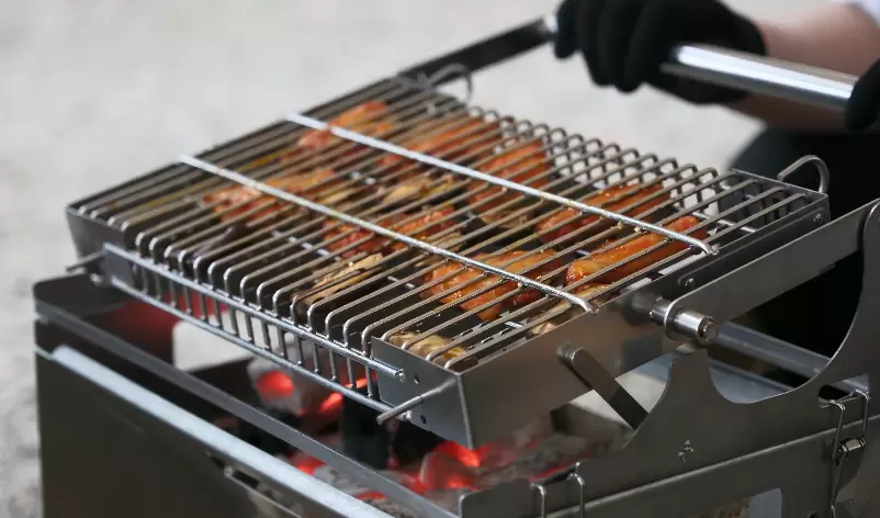 Drehbarer Grillrost