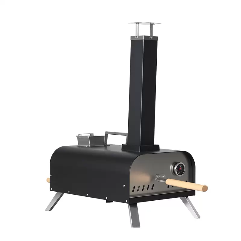 Tragbarer Pizzaofen aus Gusseisen f&uuml;r den Au&szlig;enbereich