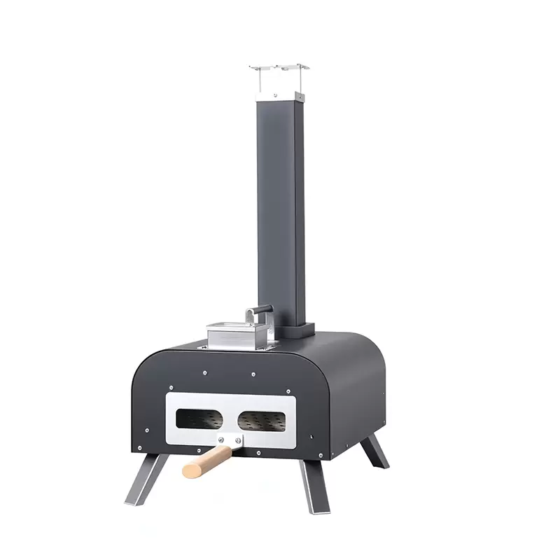 Tragbarer Pizzaofen aus Gusseisen f&uuml;r den Au&szlig;enbereich