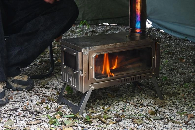 Ultraleichter faltbarer Zeltofen unter 15 Pfund