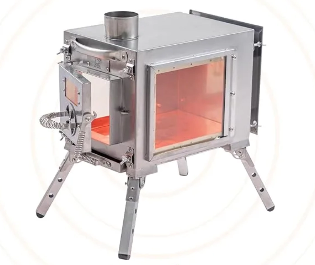 Ultraleichter faltbarer Zeltofen unter 15 Pfund