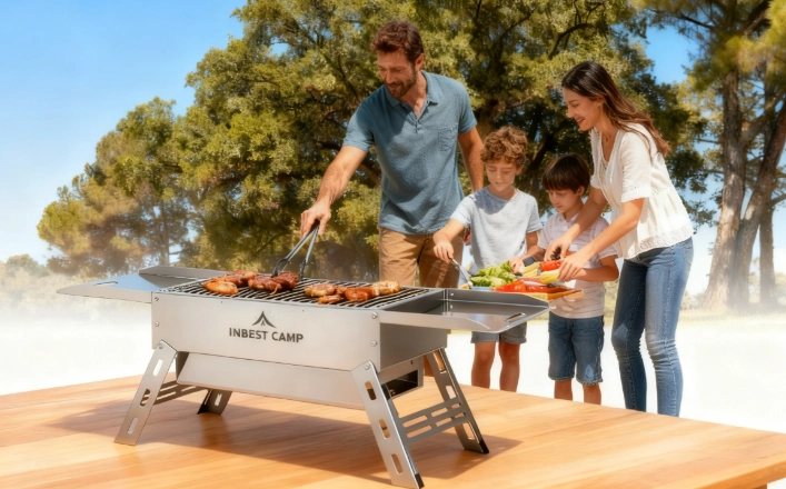 Wie Sie den besten ODM-Campinggrill-Hersteller in China auswählen: Zertifizierte Designs, Patentschutz und globale Lagerhaltung durch INBESTCAMP