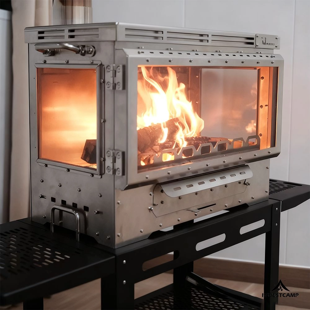 Zeltofen-Designs, die Heizen, Kochen und Sicherheit für Gruppen-Camping vereinen Zeltofen-Designs, die Heizen, Kochen und Sicherheit für Gruppen-Camping vereinen