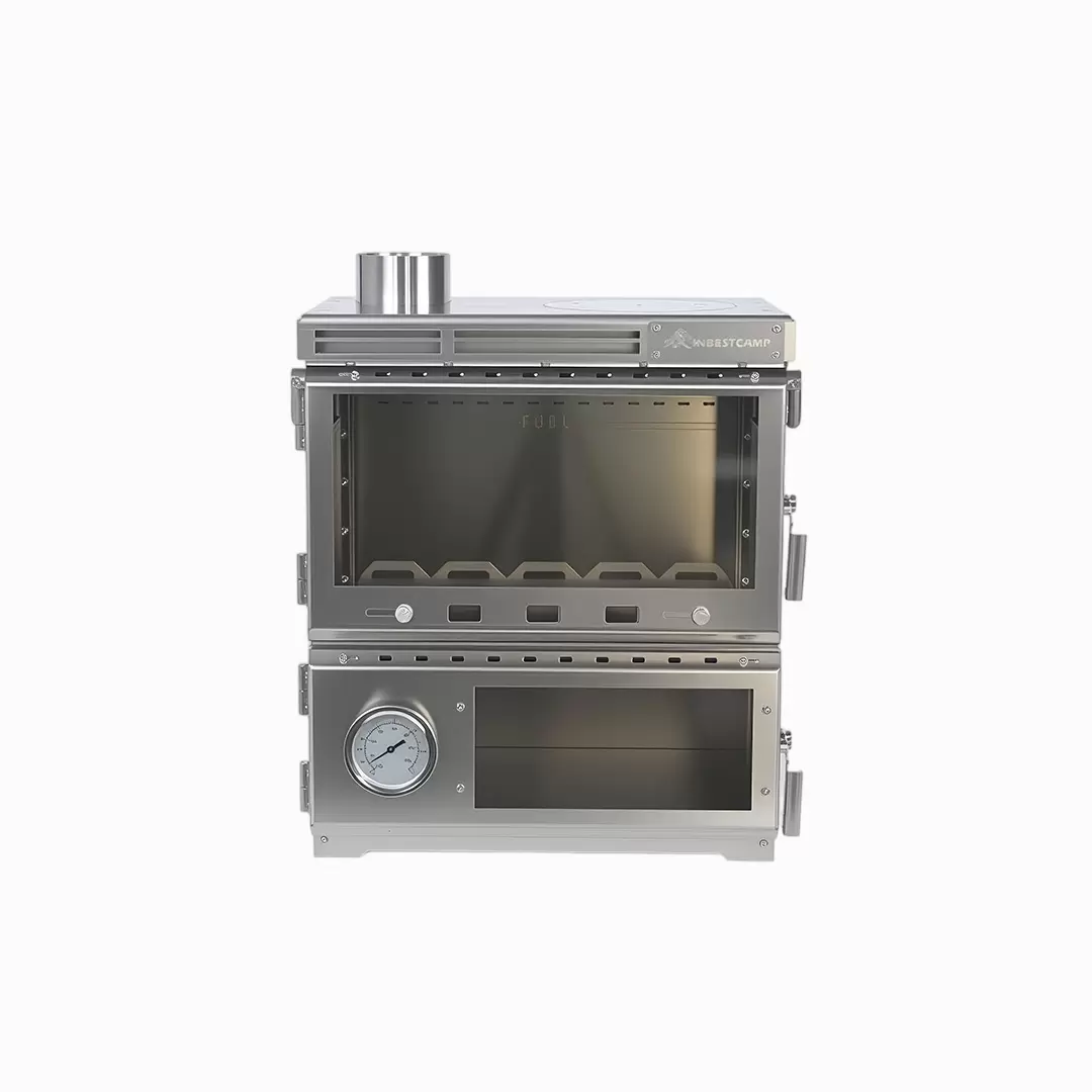 Multifunktionaler Campingkocher aus Edelstahl