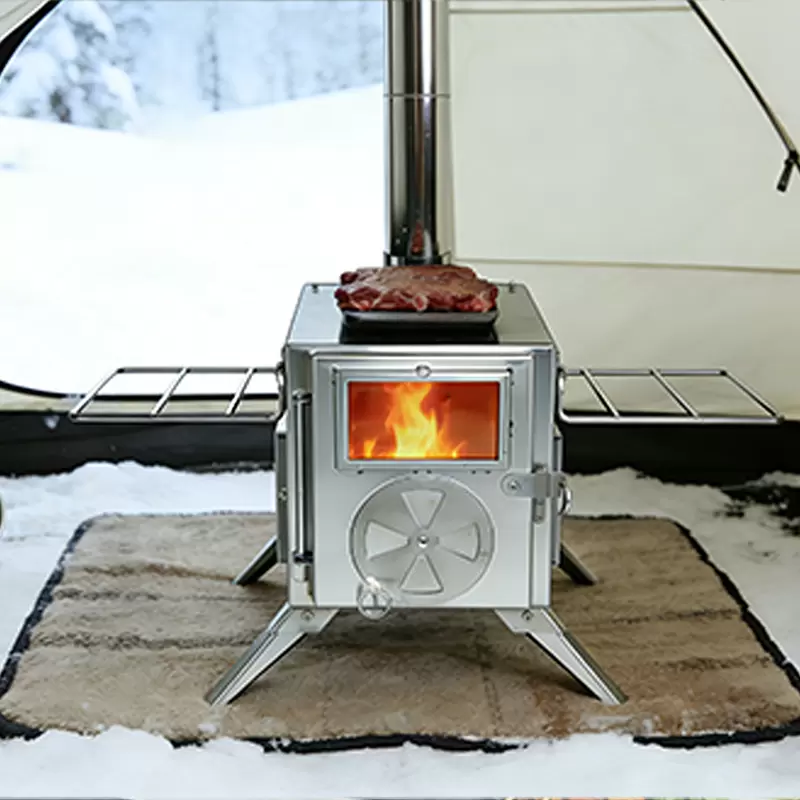 Tragbarer Holzofen f&uuml;r Camping