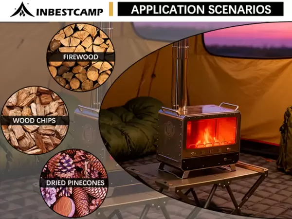 Anwendungsszenarien für tragbare Camping-Holzöfen