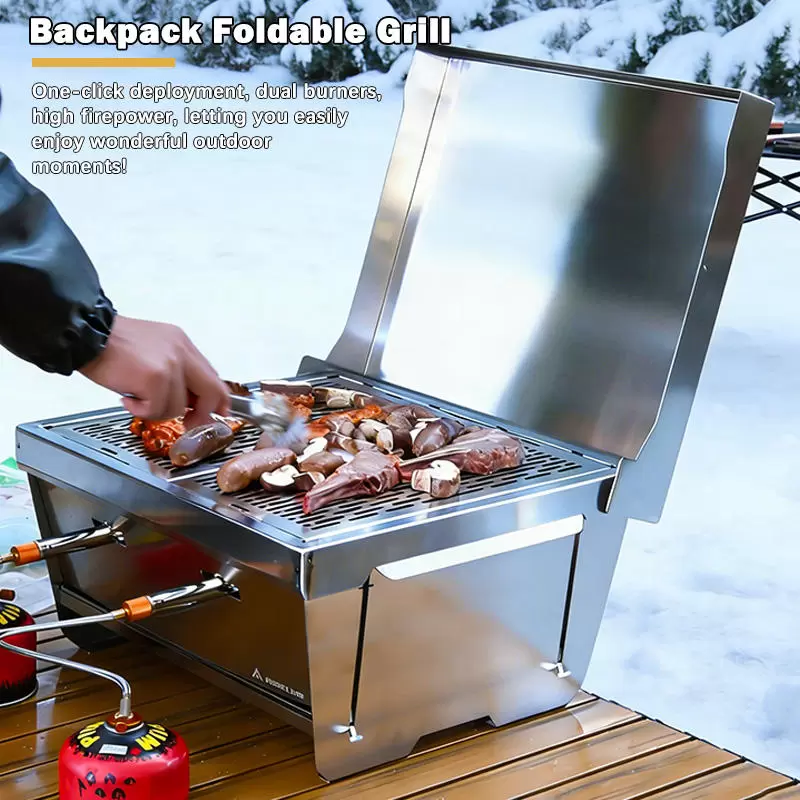 Faltbarer Camping-Gasgrill