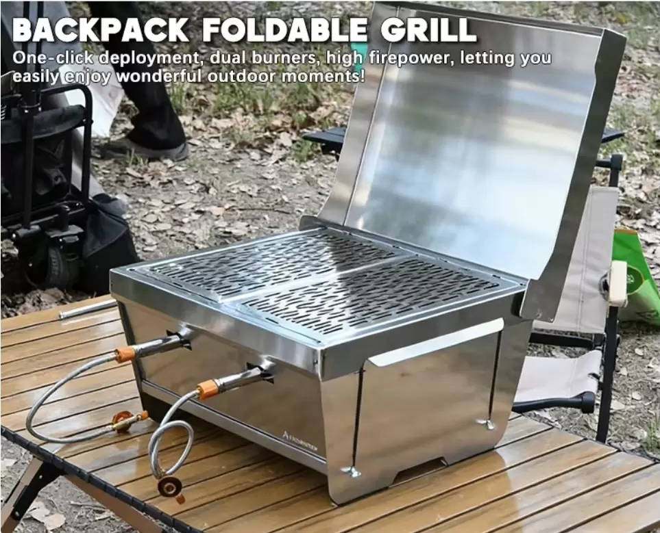 Tragbarer, faltbarer Gasgrill &ndash; direkt vom Hersteller (OEM) f&uuml;r das Wachstum Ihrer BBQ-Marke