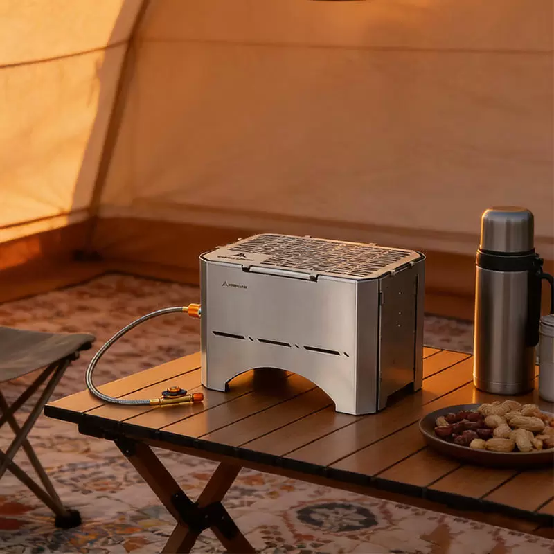 OEM-Herstellung von Campinggrills aus Edelstahl f&uuml;r das Gesch&auml;ftswachstum von Amazon
